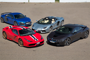 European-car-sales-statistics-exotic_car-segment-2014-BMW_i8-Ferrari_458_Italia-Audi_R8-Lamborghini_Aventador