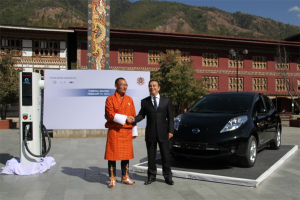 Nissan_Leaf-EV-sales_Bhutan