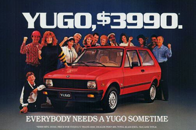 Yugo-US-car-sales-1985-models