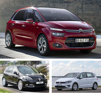 Midsized_MPV-segment-European-sales-2015-Citroen_C4_Picasso-Renault_Scenic-Volkswagen_Golf_Sportsvan
