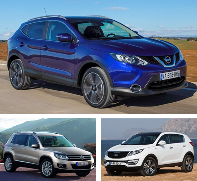 Midsized_SUV-segment-European-sales-2015-Nissan_Qashqai-Volkswagen_Tiguan-Kia_Sportage
