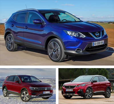 Compact_SUV-segment-European-sales-2017-Nissan_Qashqai-Volkswagen_Tiguan-Peugeot_3008