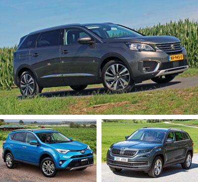 Midsized-crossover-segment-European-sales-2018-Peugeot_5008-Toyota_RAV4-Skoda_Kodiaq