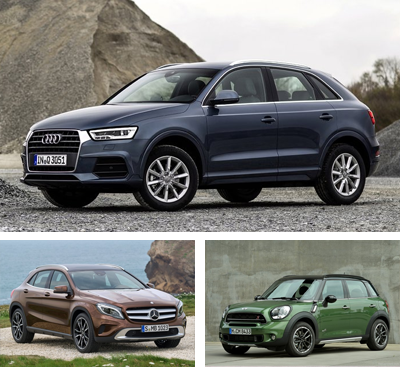 Compact_Premium_Crossover-segment-European-sales-2015-Audi_Q3-Mercedes_Benz_GLA-Mini_Countryman