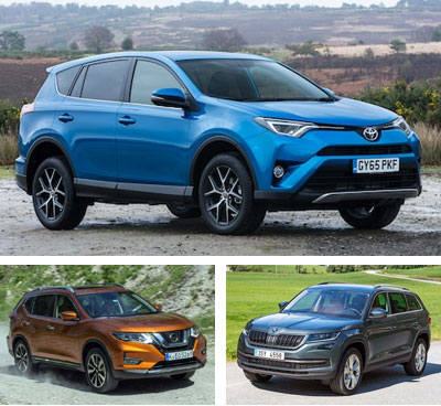 Midsized-crossover-segment-European-sales-2017-Toyota_RAV4-Nissan_X_Trail-Skoda_Kodiaq