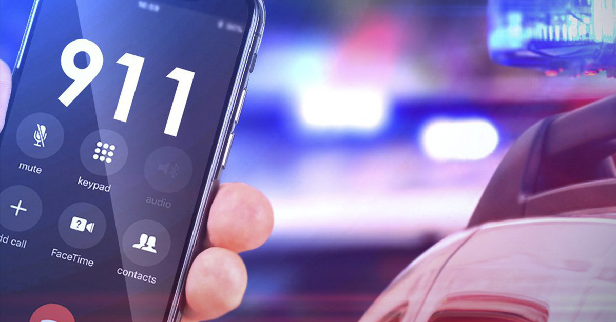 Calling 911 from smartphone