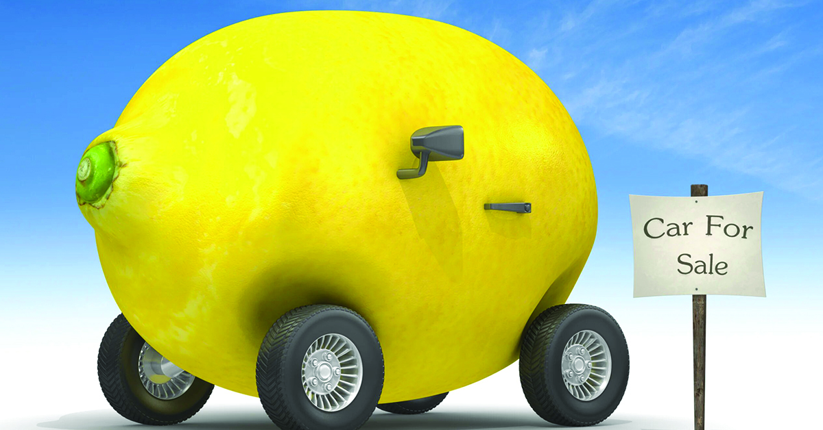 Lemon car toy